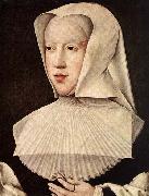 Barend van Orley Portrait of Margareta van Oostenrijk oil painting artist